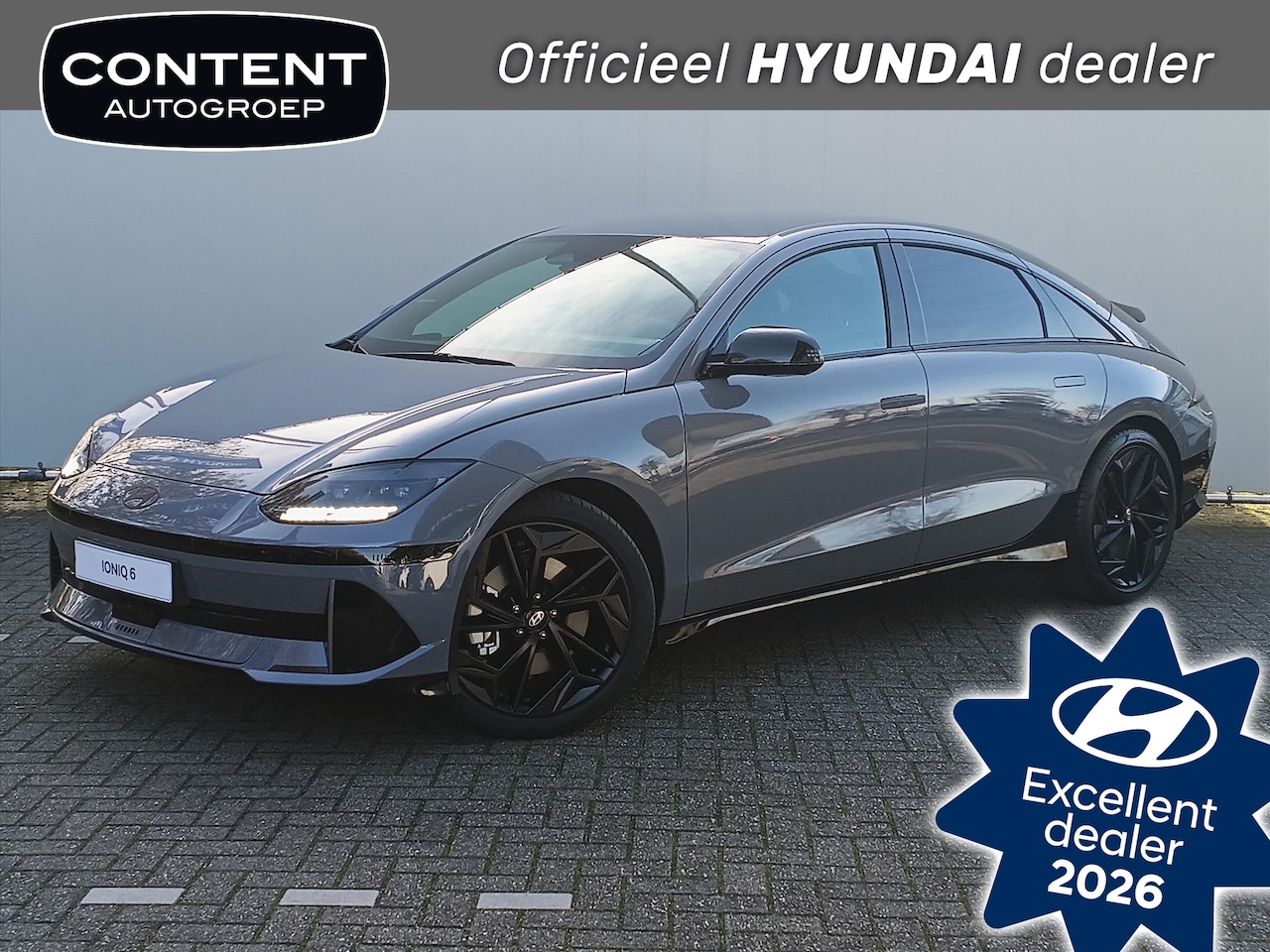Hyundai IONIQ 6 - 77,4 kWh 229pk RWD Business DIRECT LEVERBAAR - AutoWereld.nl
