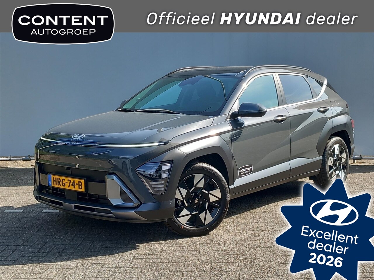 Hyundai Kona - 1.6 GDI HEV 141pk DCT Premium Sky | Demo - AutoWereld.nl