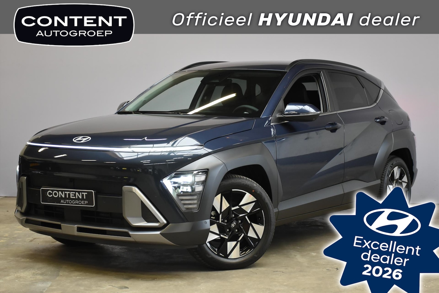Hyundai Kona - 1.6 Hybride DCT Premium I Direct Leverbaar - AutoWereld.nl