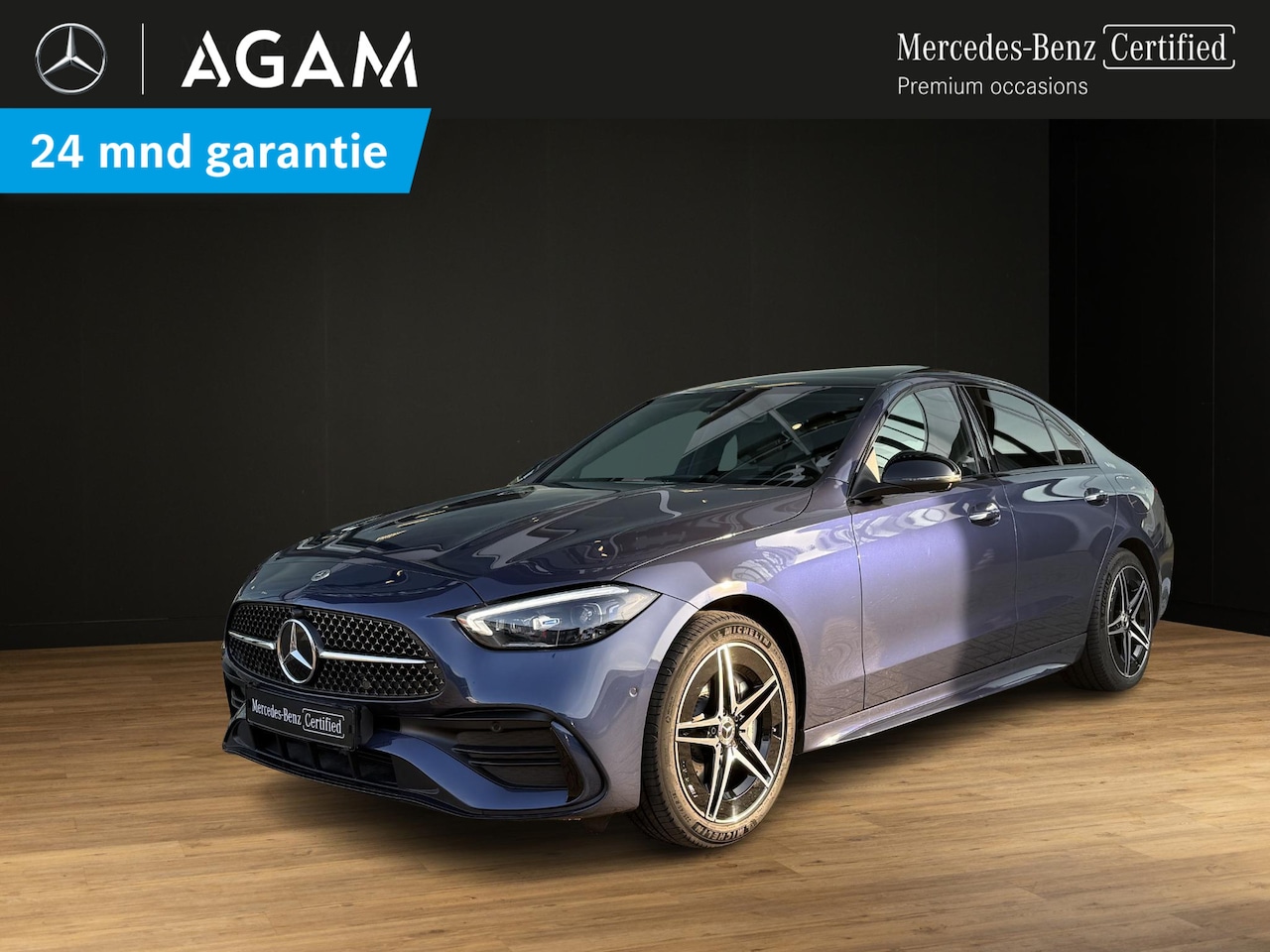 Mercedes-Benz C-klasse - Limousine 300 e star Edition AMG Line Plus Panorama dak | Trekhaak - AutoWereld.nl