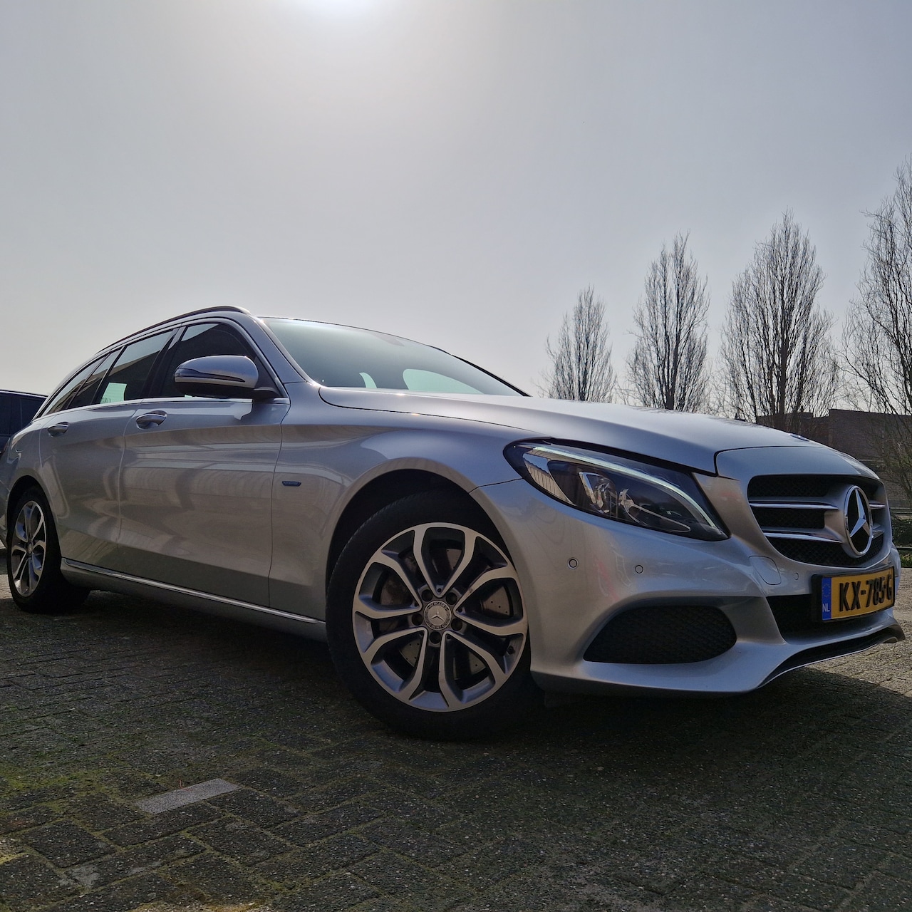 Mercedes-Benz C-klasse Estate - 350 e Lease Edition Mercedes C350e Plug-in Hybrid 7G-Tronic 279PK | 17 inch | Cruise Control | Leder | Clima | - AutoWereld.nl