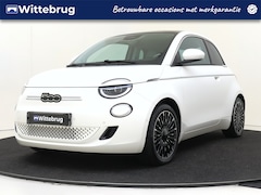 Fiat 500 - 3+1 La Prima 42 kWh Navigatie | Parkeerhulp V&A | Camera | Apple Carplay | Leder | Keyless