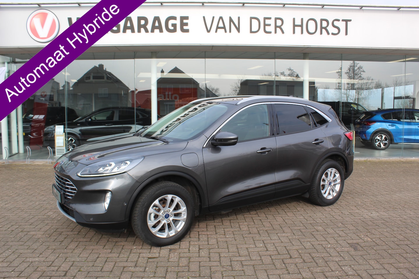 Ford Kuga - 2.5 PHEV Titanium X 2.5 PHEV Titanium X , 225pk , 1500kg Trekgewicht Stoel, Stuur en Voorruit verwarming Clima - AutoWereld.nl