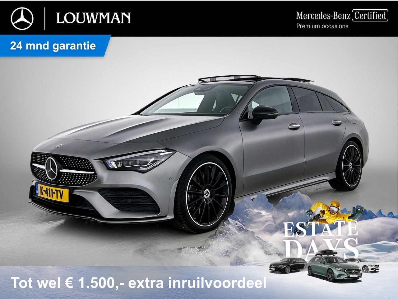 Mercedes-Benz CLA-klasse Shooting Brake - 250 Premium | 360° camera | Rijassistentiepakket | AMG Line | Burmester | Inclusief 24 maa - AutoWereld.nl