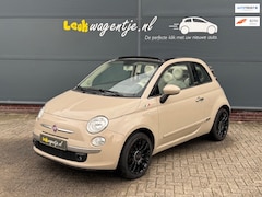 Fiat 500 C - 1.2 Lounge Cabrio *cappuccino *velgen nieuwstaat