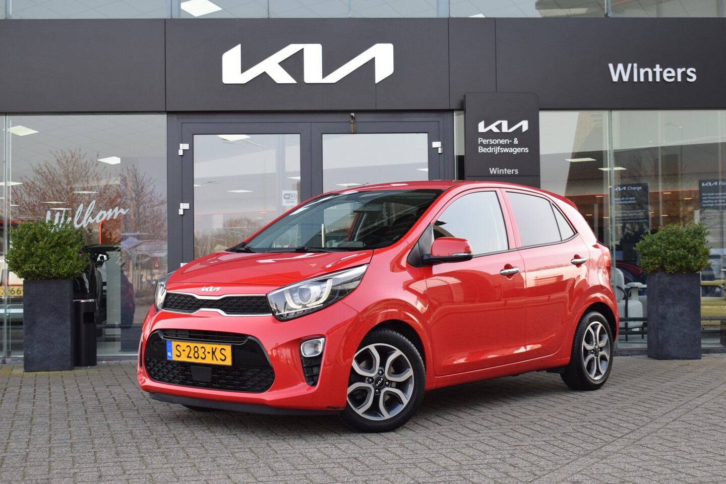 Kia Picanto - 1.0 DPi DynamicPlusLine Automaat | Navigatie | Cruise Control | Apple Carplay & Android Au - AutoWereld.nl