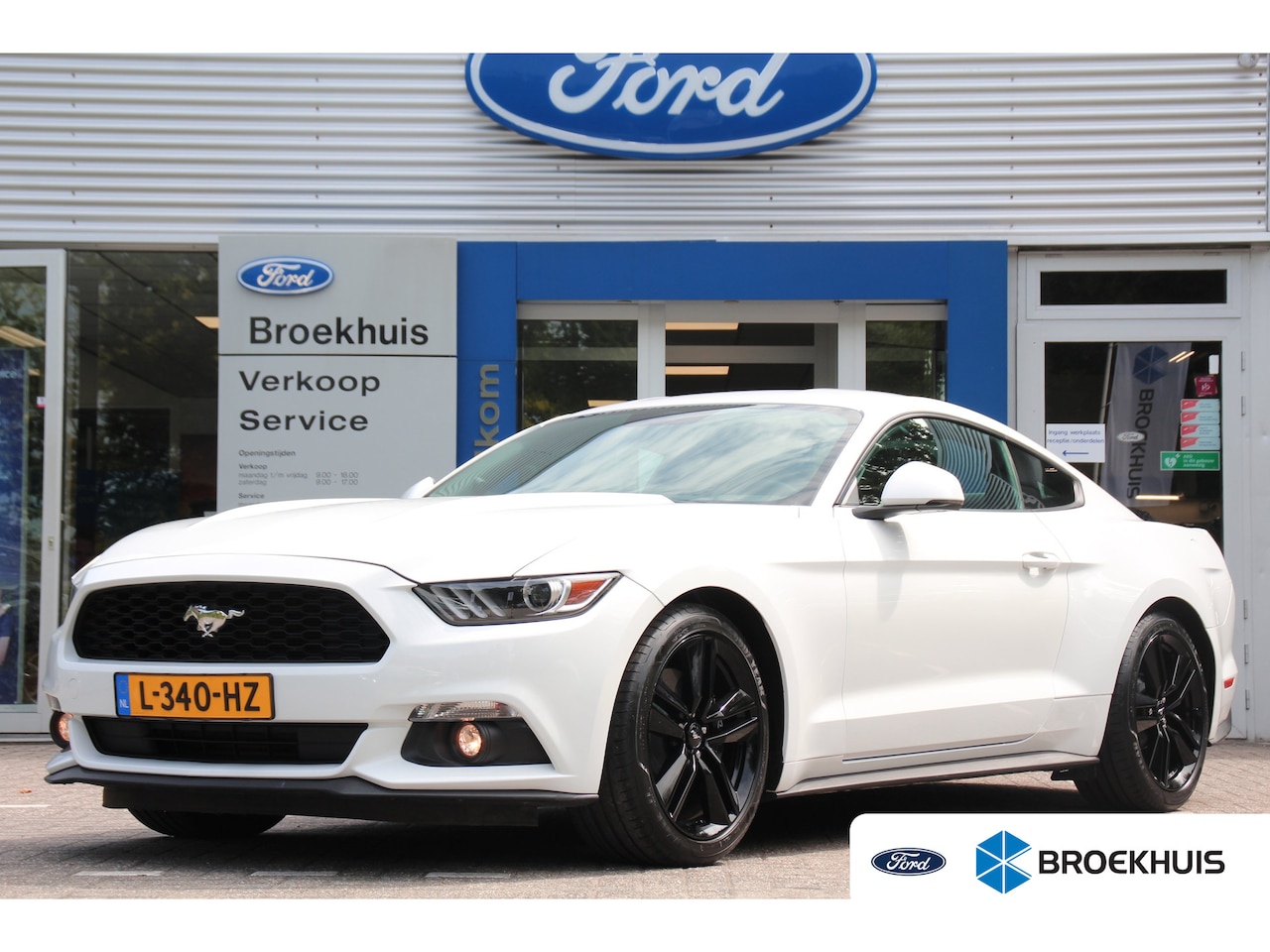 Ford Mustang Fastback - 2.3EB | EU-MODEL! | DEALER OH! | LEDEREN SCHAALSTOELEN | CUSTOM PACK | PERFECTE STAAT! | C - AutoWereld.nl