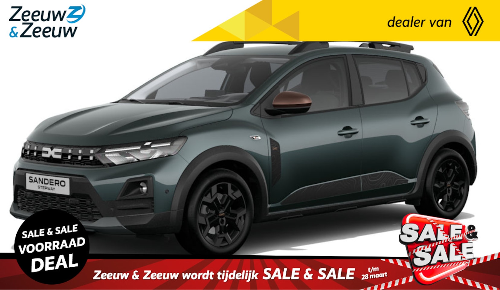 Dacia Sandero Stepway - (ANWB Private Lease Actie v.a. € 424,-) Eco-G 120 automaat Extreme | AUTOMAAT | Wij maken - AutoWereld.nl