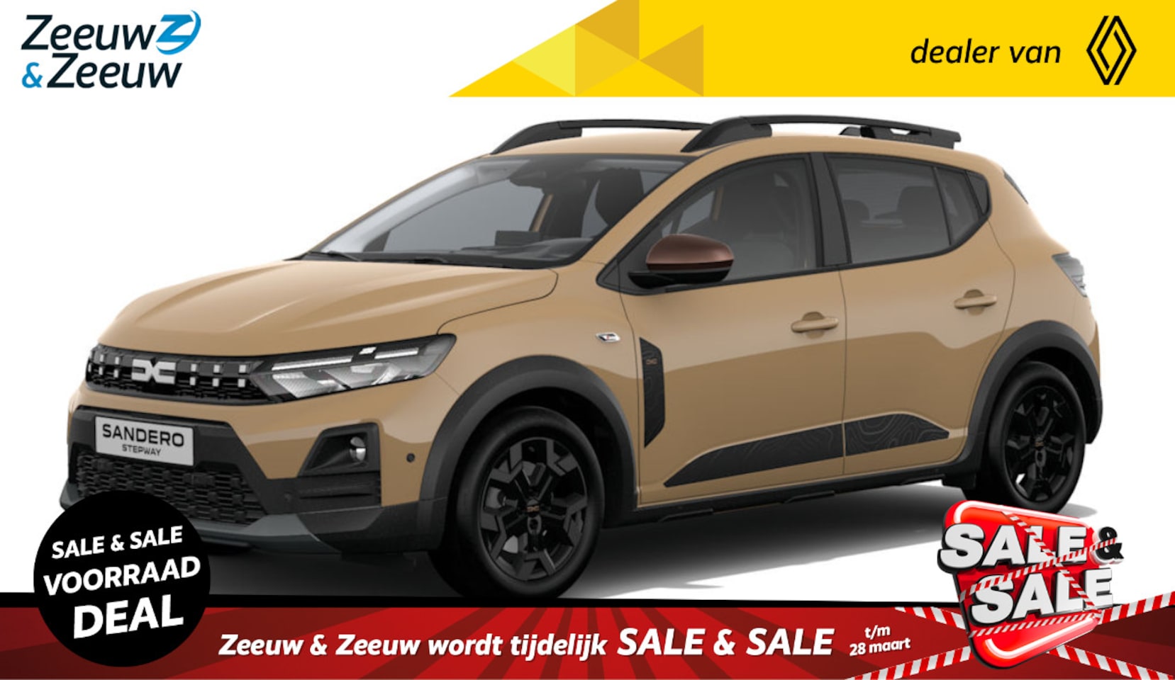Dacia Sandero Stepway - (ANWB Private Lease Actie v.a. € 404,-) Eco-G 120 extreme | Wij maken graag een Private Le - AutoWereld.nl
