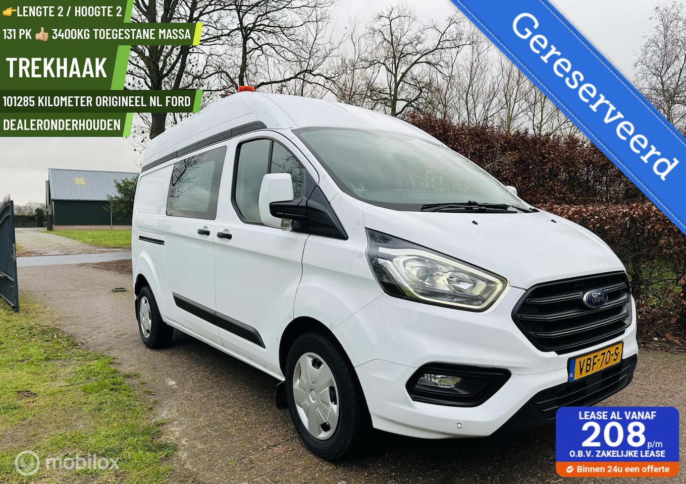Ford Transit Custom - 340 2.0 TDCI L2H2 Trend 340 2.0 TDCI L2H2 Trend - AutoWereld.nl