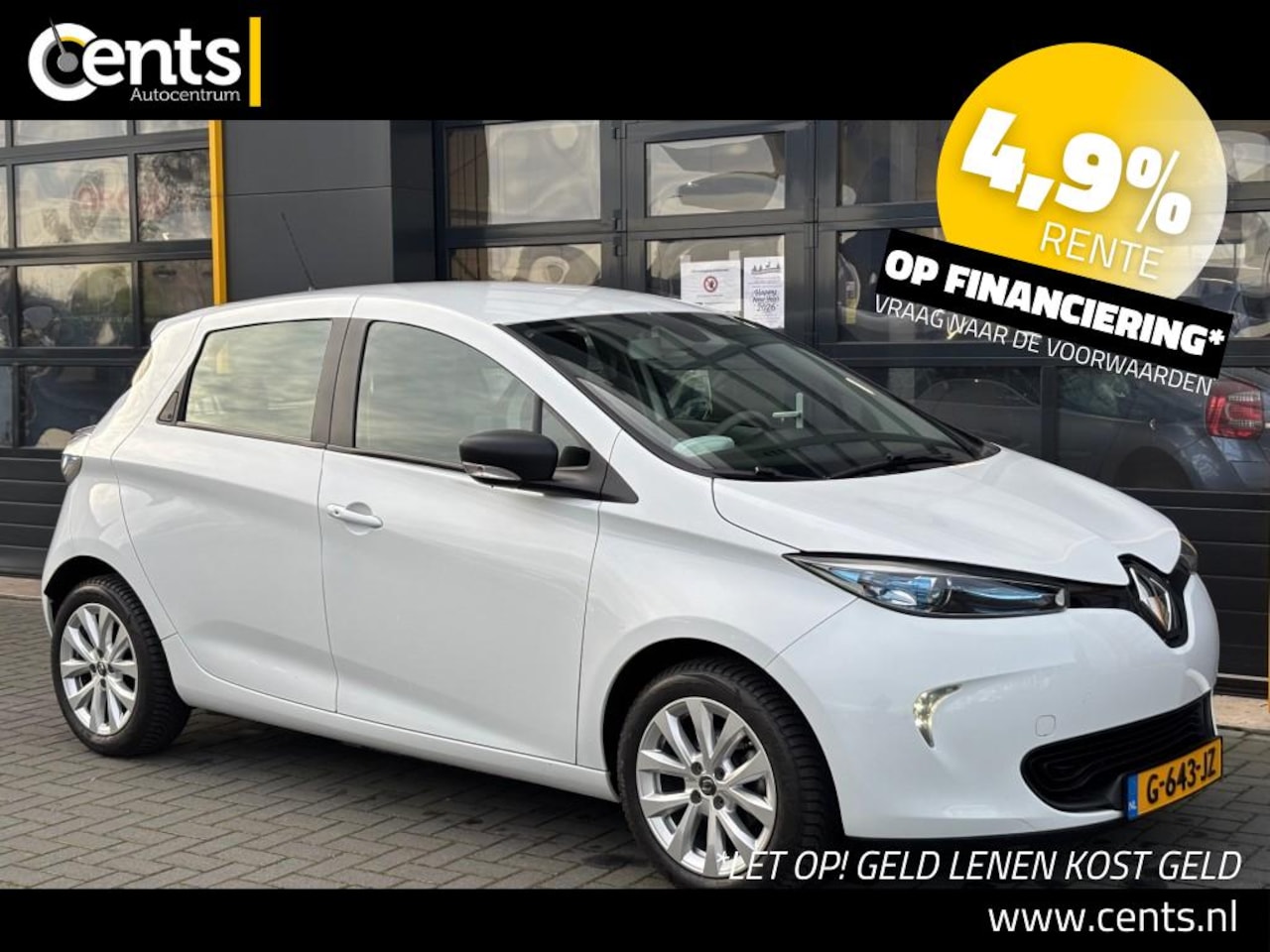 Renault Zoe - R90 Life 41 kWh KOOP BATTERIJ SOH 88 % NAVI AIRCO - AutoWereld.nl