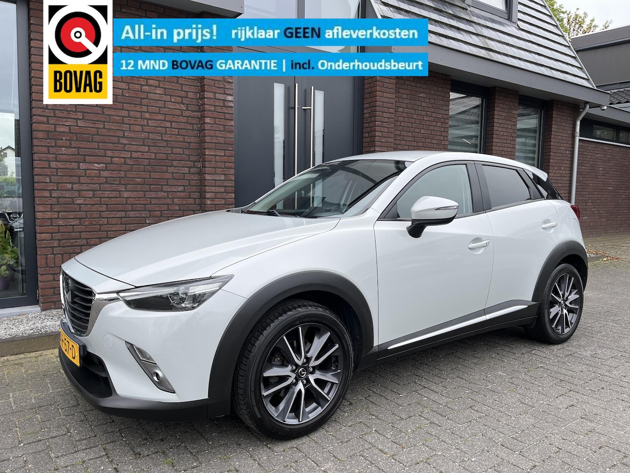Mazda CX-3 - 2.0 SkyActiv-G 120 GT-Luxury NAV | TREKHAAK AFNB. | ADAPTIVE CRUISE CONTROL | LED| CAMERA - AutoWereld.nl
