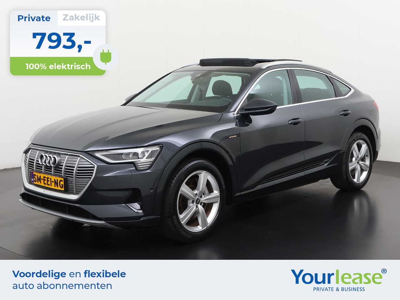 Audi e-tron Sportback - 55 quattro Advanced 95 kWh | All-in 793,- Private Lease | Direct uit voorraad - AutoWereld.nl