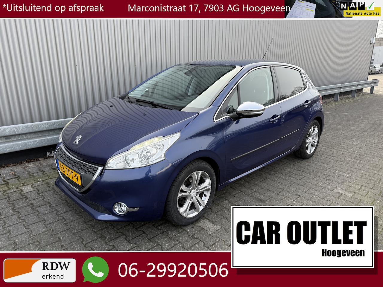 Peugeot 208 - 1.6 Vti Allure 1.6 VTi Allure 5-Drs, Clima, Navi, CC, PDC, LM, Trekh, nw. APK – Inruil Mogelijk – - AutoWereld.nl