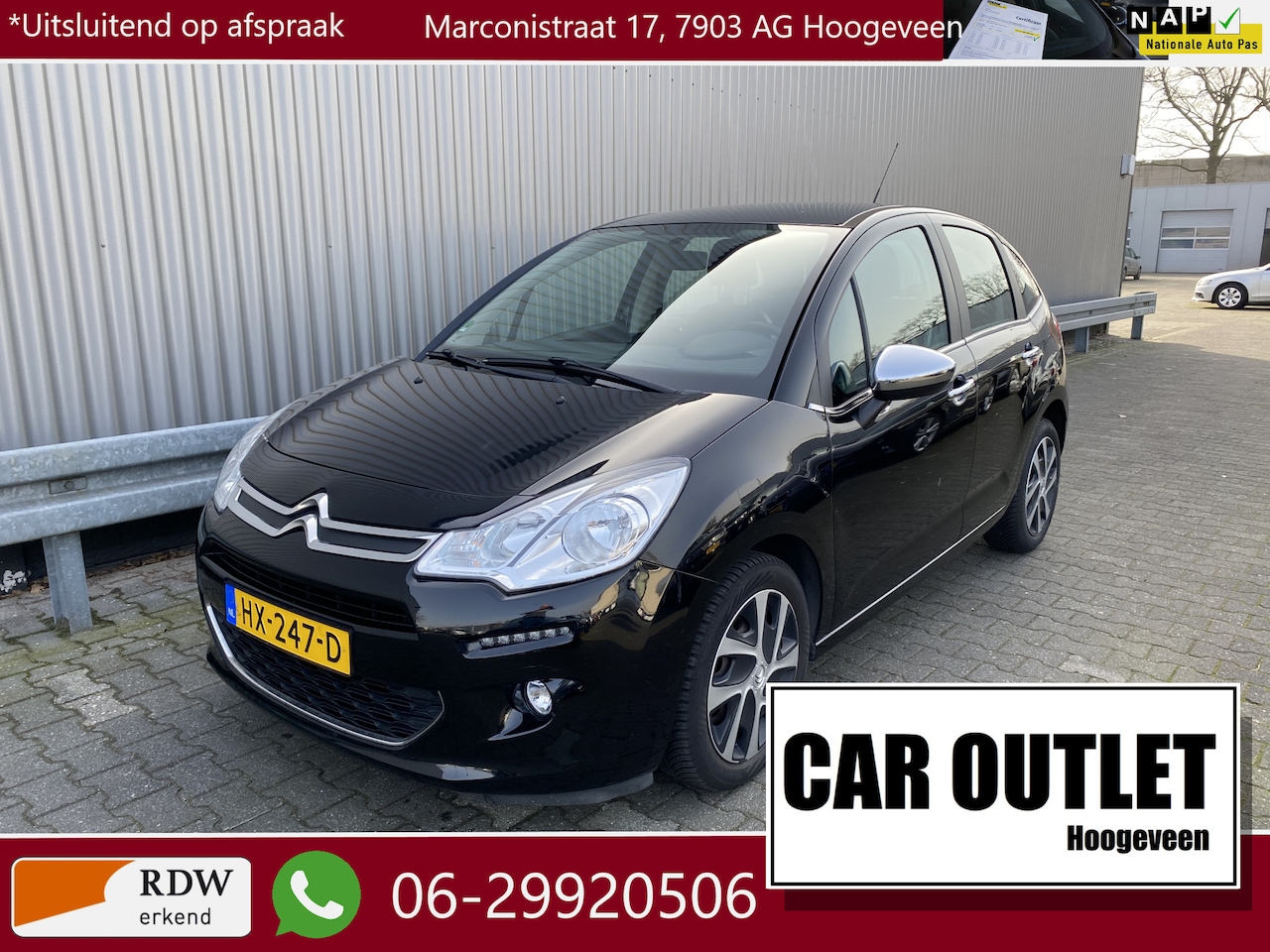Citroën C3 - 1.2 PureTech Collection 135Dkm.NAP, Clima, Navi, Bluetooth, CC, PDC, nw. APK – Inruil Moge - AutoWereld.nl