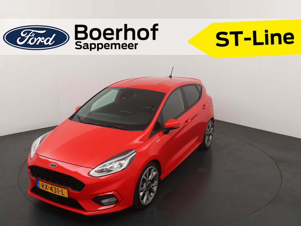 Ford Fiesta - 1.0 EcoBoost ST-Line | Gr. Spoiler | 18inch | Voorruitverw. | Navi | Clima | Cruise | - AutoWereld.nl