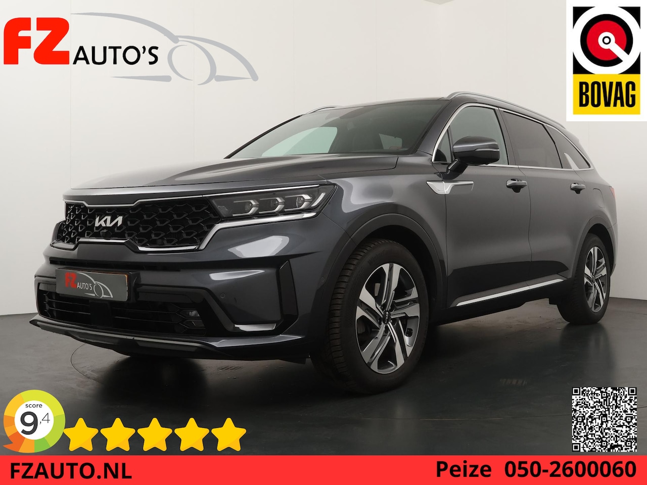 Kia Sorento - 1.6 T-GDI Plug-in Hybrid 4WD ExecutiveLine 5p. - Navigatie - Lederen bekleding - 360 Camer - AutoWereld.nl