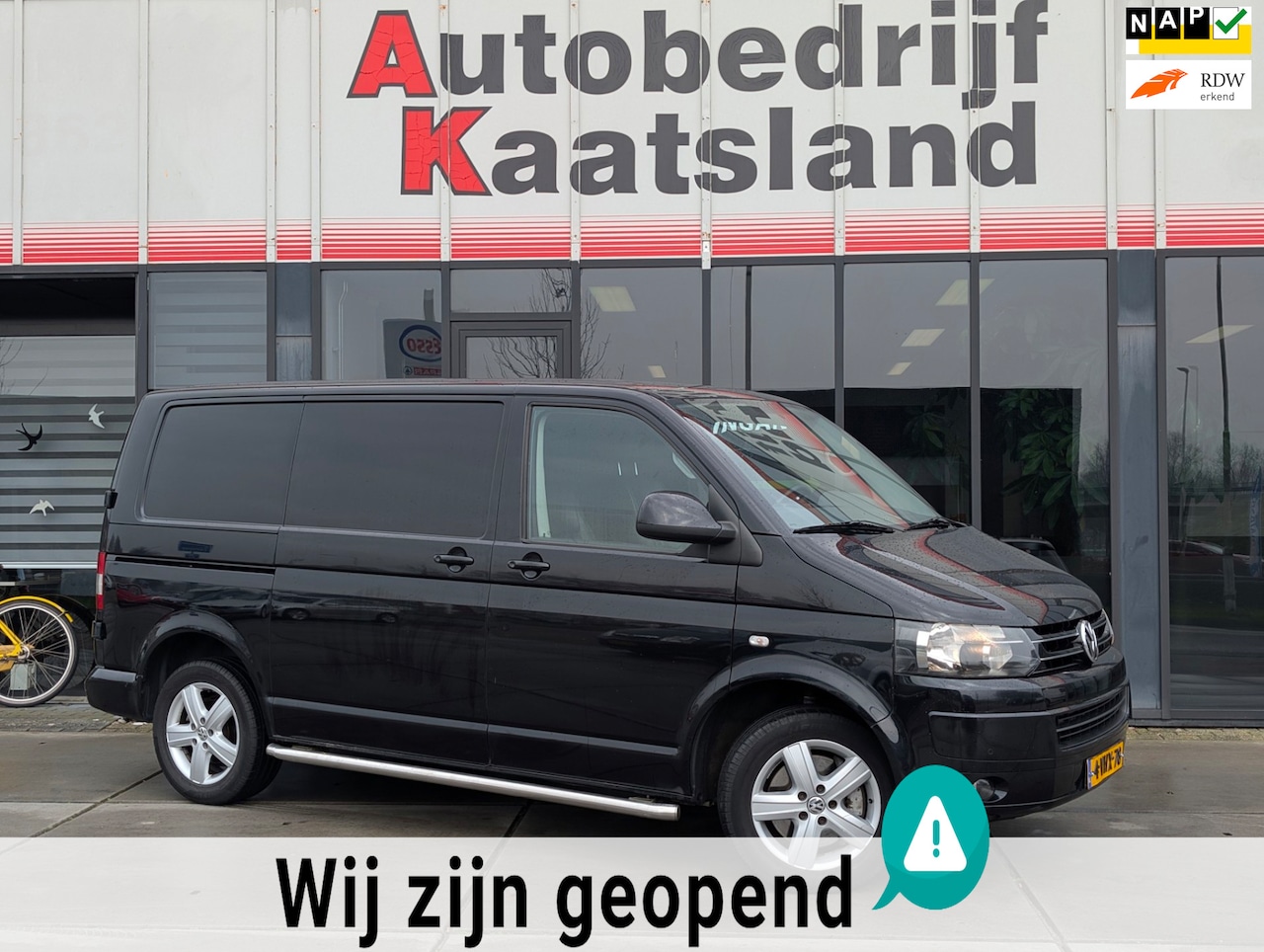 Volkswagen Transporter - 2.0 TDI L1H1 Comfortline - Automaat - Dubbele schuifdeur - Airco - Cruise - Leder - AutoWereld.nl