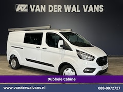 Ford Transit Custom - 2.0 TDCI 131pk L2H1 Dubbele Cabine Euro6 Inrichting Airco | 5-zits | LED | Imperiaal Cruis