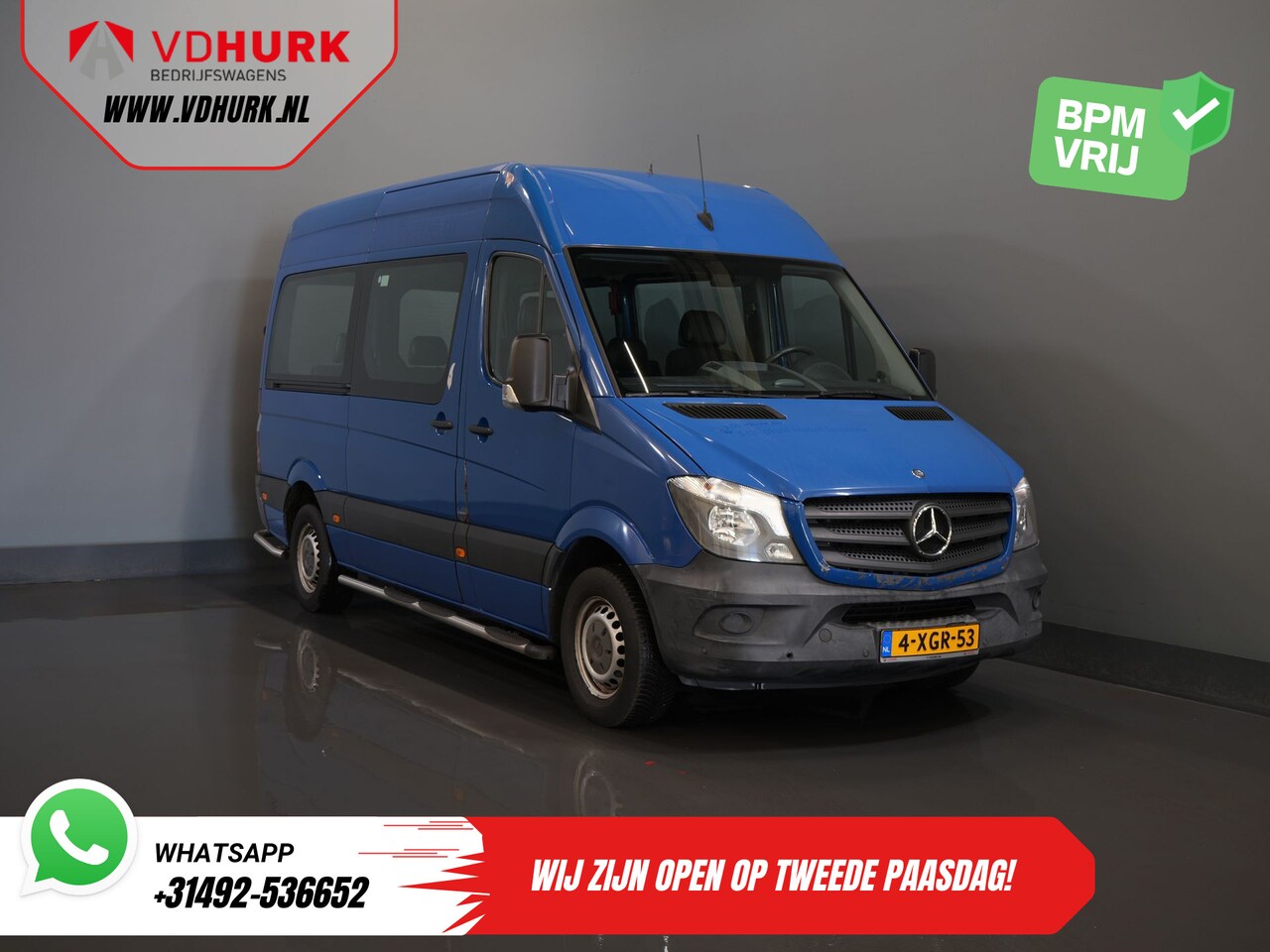Mercedes-Benz Sprinter - 213 2.2 CDI Aut. L2H2 €11.979,- Incl. BTW BPM VRIJ! EXPORT Rijdt Goed/ Combi/ 9 Persoons/ - AutoWereld.nl