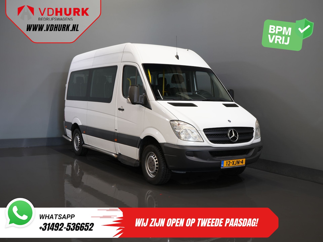 Mercedes-Benz Sprinter - 313 2.2 CDI L2H2 €9.680 Incl. BTW BPM VRIJ! EXPORT Combi/ 9 Persoons/ Kombi/ 9P/ Airco/ Ro - AutoWereld.nl