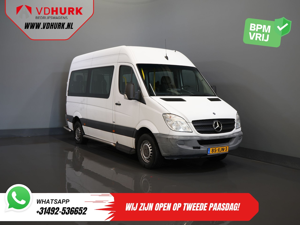 Mercedes-Benz Sprinter - 313 2.2 CDI L2H2 €9.922 Incl. BTW BPM VRIJ! EXPORT ONLY Combi/ 9 Persoons/ Kombi/ 9P/ Airc - AutoWereld.nl