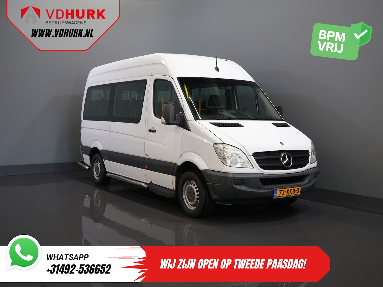 Mercedes-Benz Sprinter - 313 2.2 CDI L2H2 €9.680 Incl. BTW BPM VRIJ! EXPORT Combi/ 9 Persoons/ Kombi/ 9P/ Airco/ Ro - AutoWereld.nl