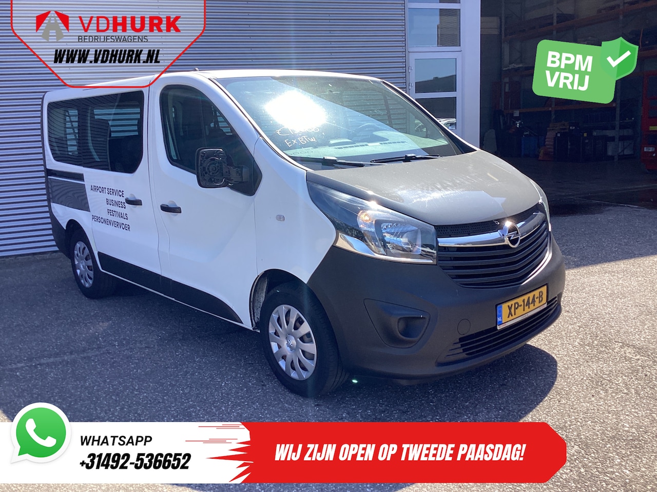 Opel Vivaro Combi - 1.6 CDTI EURO6 EXPORT € 15.125,- Incl. BTW/BPM VRIJ Combi/ Kombi/ 9 Pers./ 9 Persoons/ Air - AutoWereld.nl