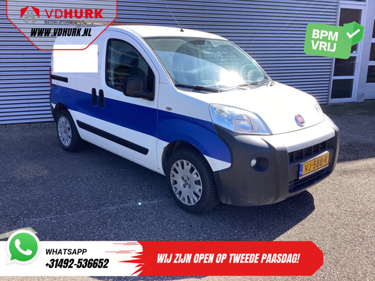 Fiat Fiorino - 1.3 MJ 75 pk EXPORT APK 09-2026/ Airco/ Trekhaak/ Lichtbalk/ PDC - AutoWereld.nl