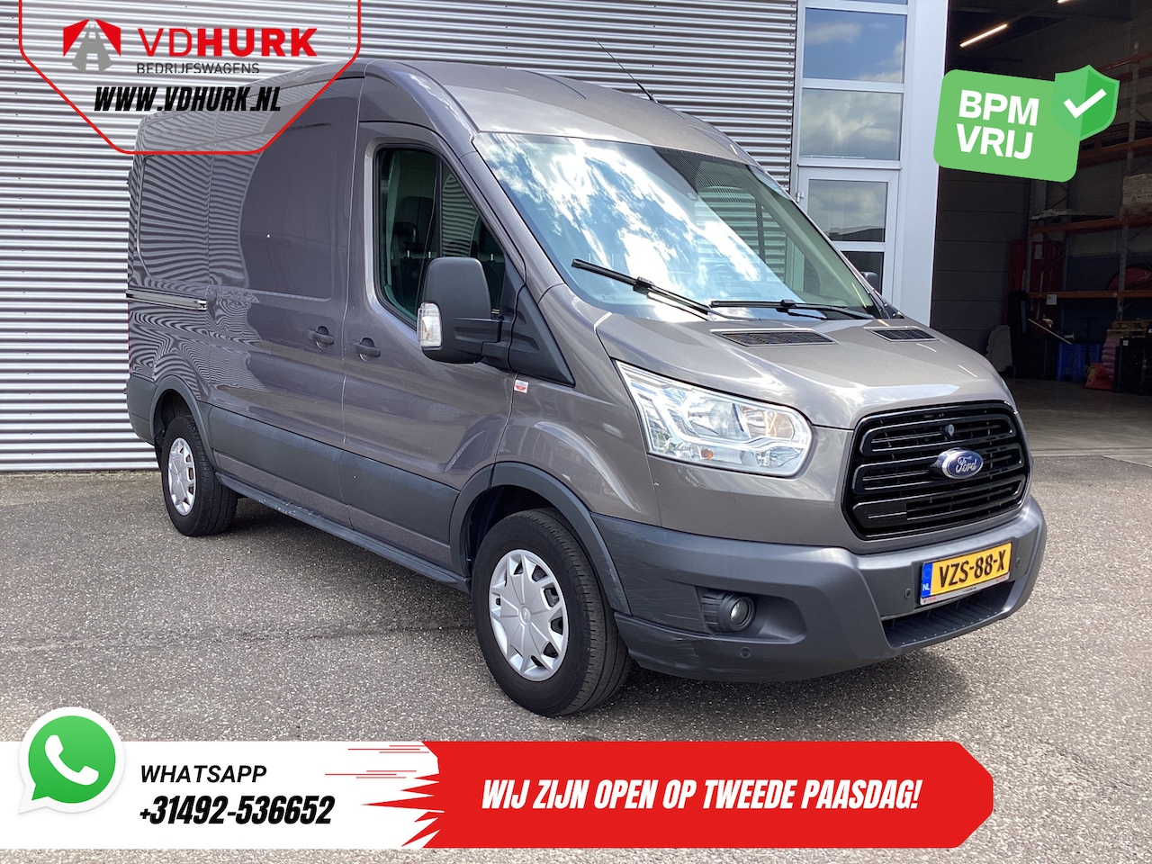 Ford Transit - 350 2.0 TDCI 170 pk Aut. L2H2 EXPORT Carplay/ Camera/ Navi/ Cruise/ PDC/ Trekhaak - AutoWereld.nl