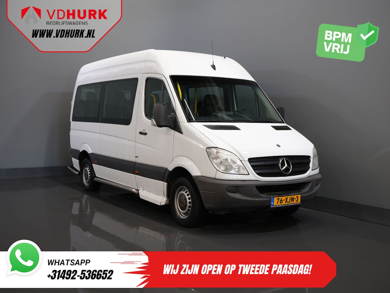 Mercedes-Benz Sprinter - 313 2.2 CDI L2H2 €9.922 Incl. BTW BPM VRIJ! EXPORT Combi/ 9 Persoons/ Kombi/ 9P/ Airco/ Ro - AutoWereld.nl
