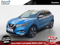 Nissan Qashqai - 1.2 Tekna + | Leder| Memory seats | Panoramadak |Stoel-en vooruitverwarming | Dode hoek se