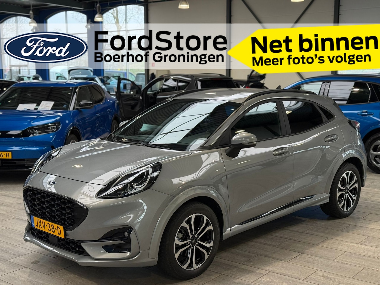 Ford Puma - EcoBoost 125 pk ST-Line | Winter Pack | LED | Navi | Clima | Cruise | 4 seiz. banden | 100 - AutoWereld.nl