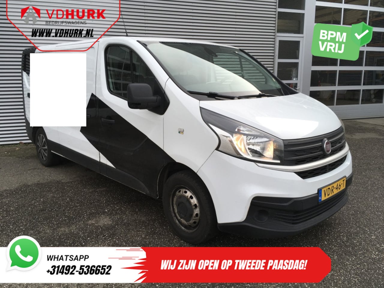 Fiat Talento - 1.6 MJ 120 pk L2 EXPORT 3 Pers./ 2xSchuifdeur/ Navi/ Airco/ PDC/ Trekhaak - AutoWereld.nl