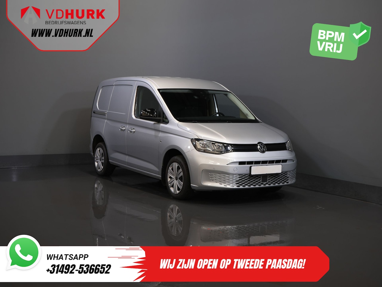 Volkswagen Caddy Cargo - 2.0 TDI 125 pk DSG Aut. Virtual Cockpit/ Carplay/ Standkachel/ Stoelverw./ Cruise/ Camera/ - AutoWereld.nl