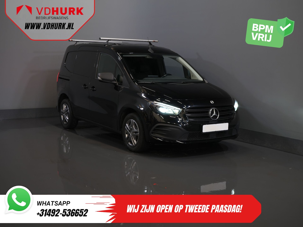 Mercedes-Benz Citan - 112 CDI Aut. 3 Pers./ LED/ Stoelverw./ CarPlay/ Cruise/ Airco/ Dakdragers - AutoWereld.nl