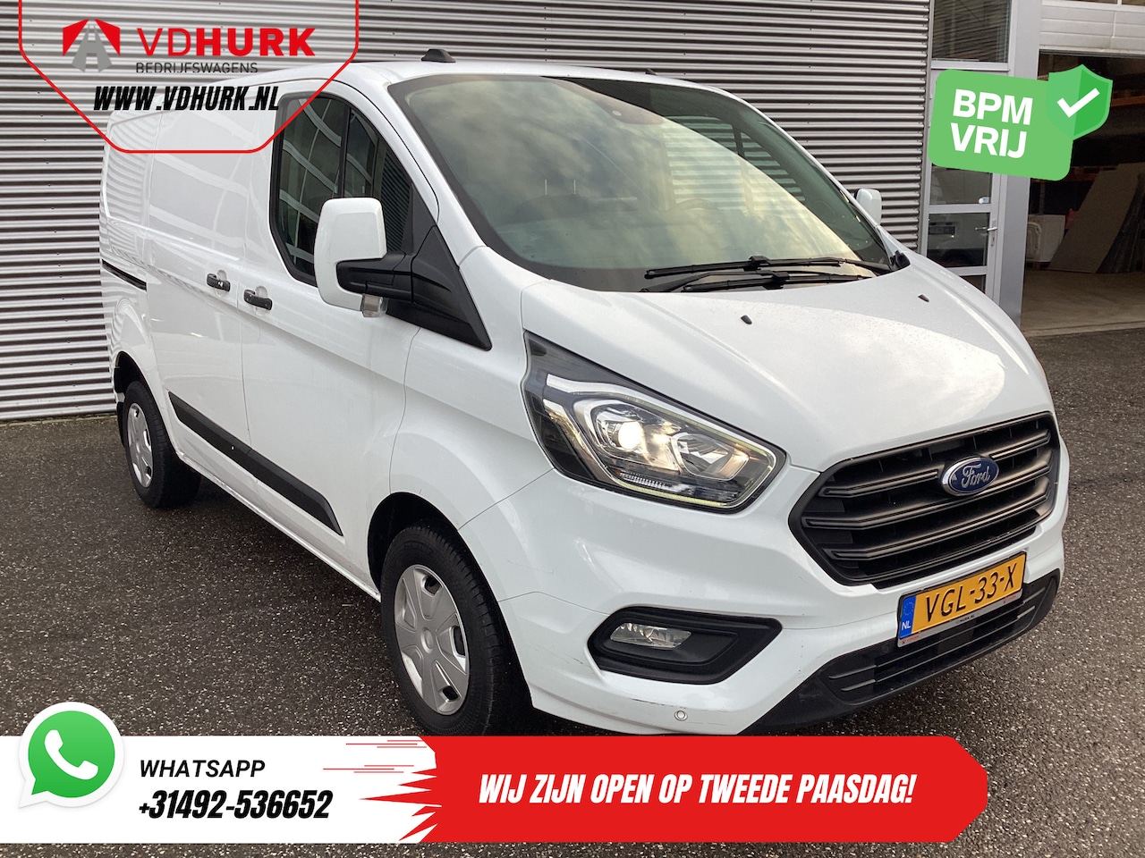 Ford Transit Custom - 2.0 TDCI EXPORT ONLY Carplay/ Airco/ Cruise/ Trekhaak/ 2.5t Trekverm./ PDC V+A/ Navi - AutoWereld.nl