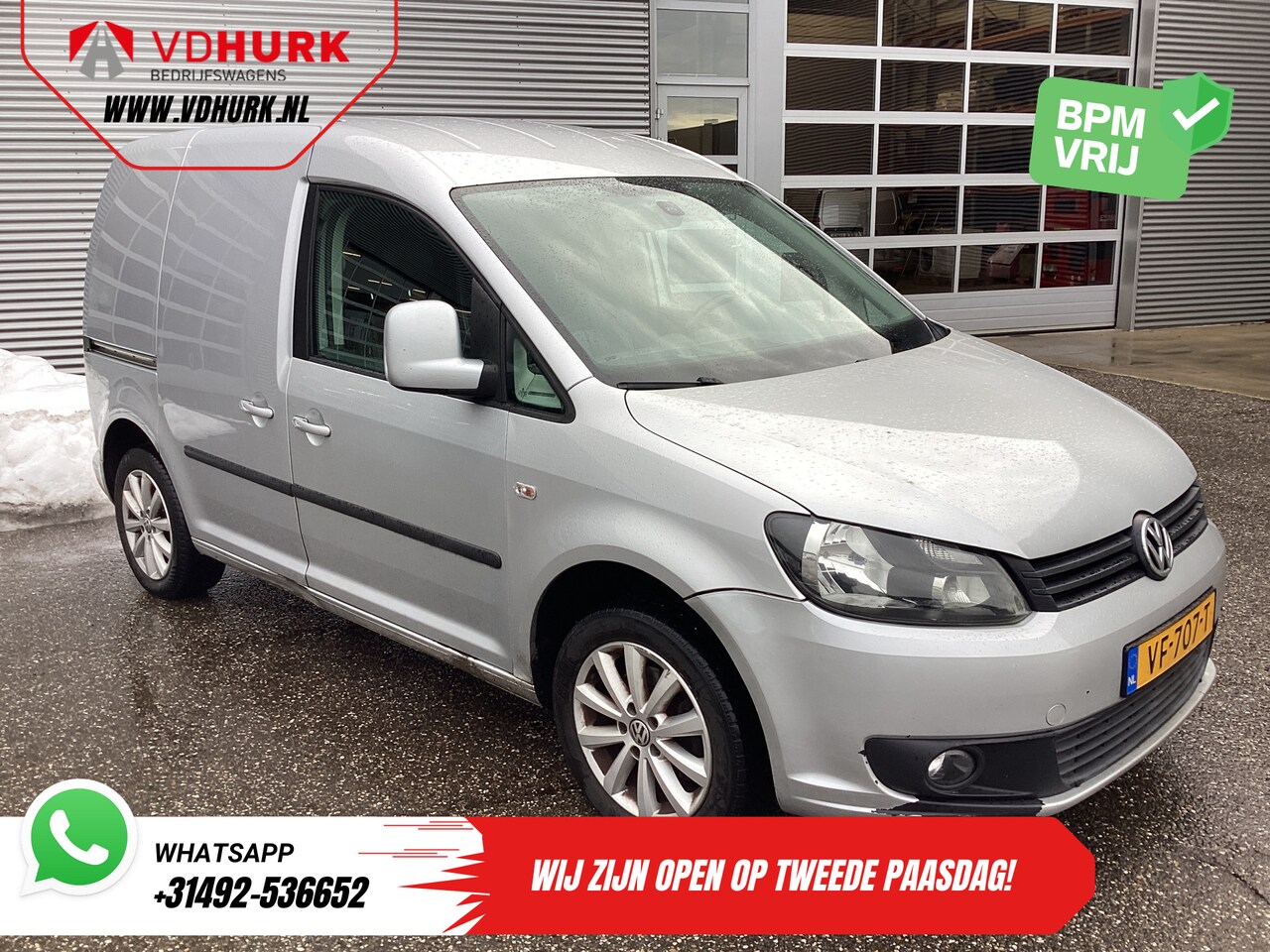 Volkswagen Caddy - 1.6 TDI 100 pk Aut. Export DB-Riem V.V/ Leder/ Stoelverw./ Cruise/ Airco/ LMV/ PDC/ Trekha - AutoWereld.nl