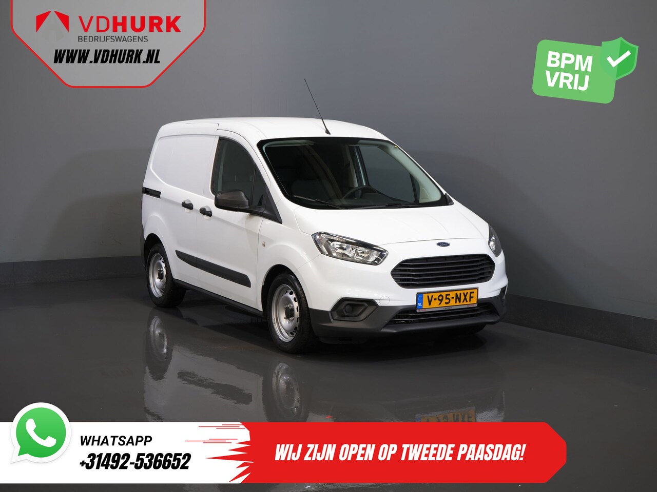Ford Transit Courier - 1.0 BENZINE 100 pk Dealer Onderhouden/ Airco/ DAB/ Bluetooth - AutoWereld.nl