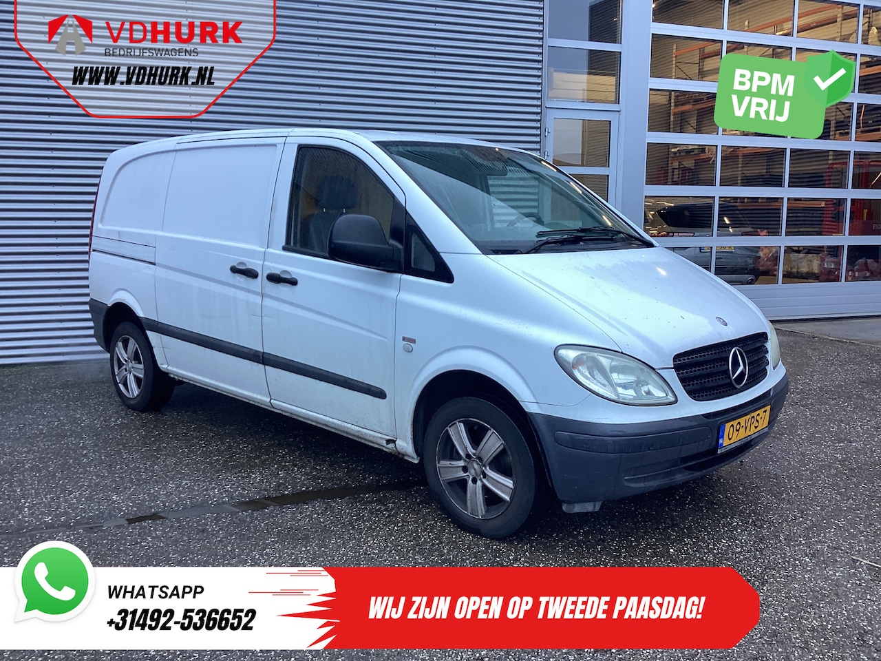 Mercedes-Benz Vito - 109 CDI EXPORT NL Auto/ Airco/ 16”LMV/ PDC/ Trekhaak/ Betimmerd/ Radio - AutoWereld.nl