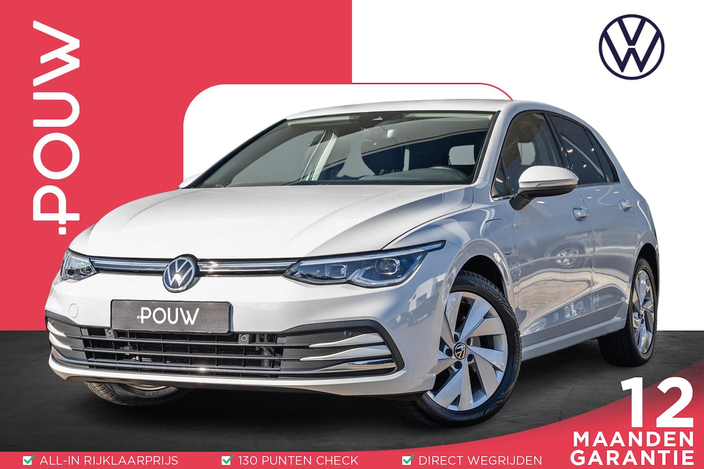 Volkswagen Golf - 1.4 eHybrid 204pk Style | SoH 91% | Navigatie | PDC | Adaptive Cruise | Ergostoel - AutoWereld.nl