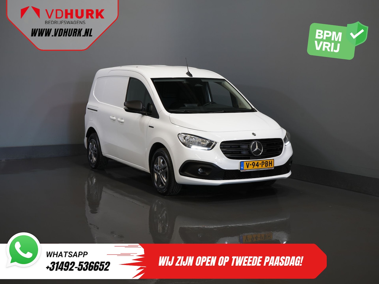 Mercedes-Benz eCitan - Pro 51 kWh 280 km WLTP Standkachel/ Stoelverw./ Stuurverw./ Carplay/ Navi/ Camera/ PDC/ Cl - AutoWereld.nl