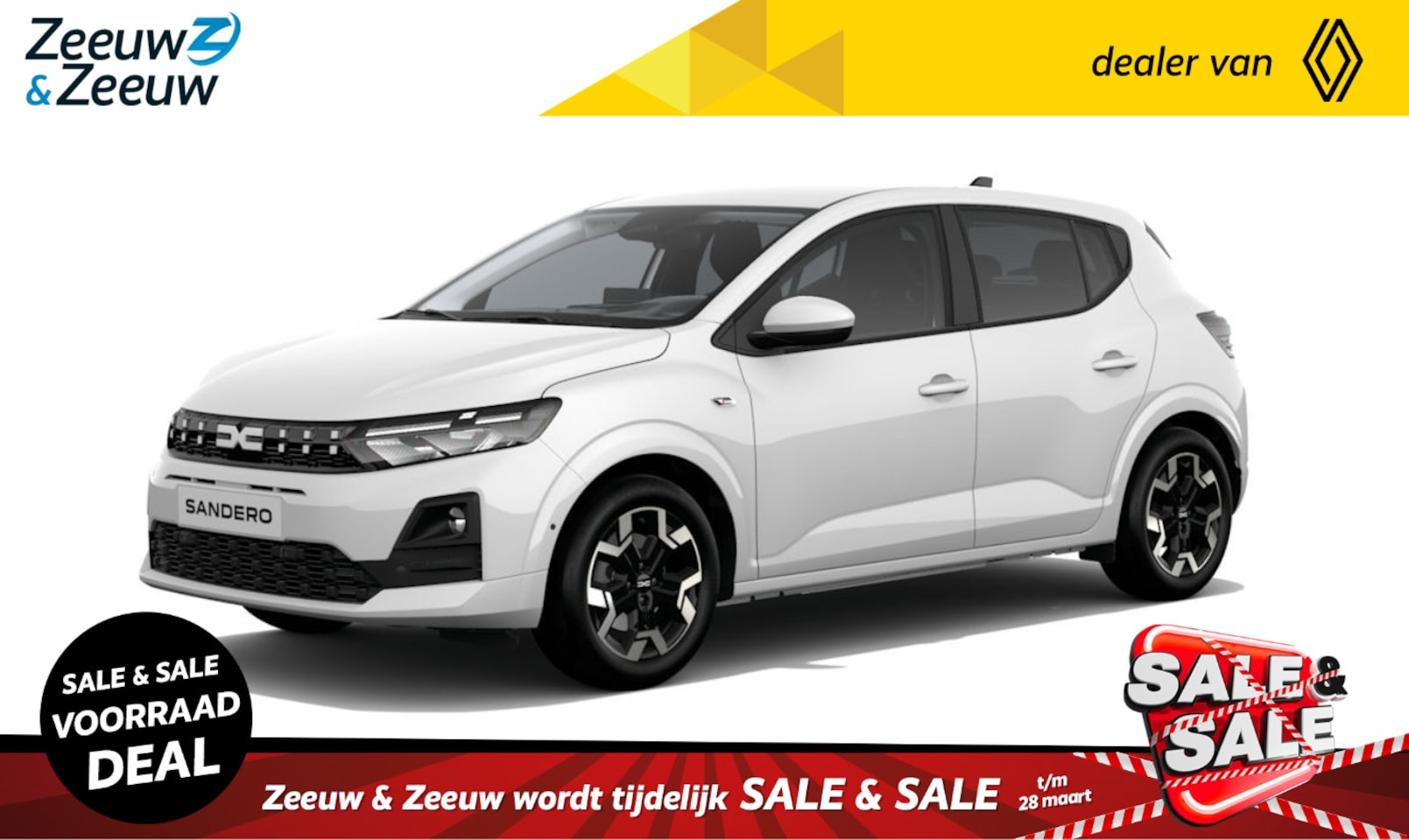 Dacia Sandero - (ANWB Private Lease Actie v.a. € 384,-) Eco-G 120 journey | Wij maken graag een Private Le - AutoWereld.nl