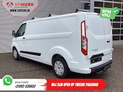 Ford Transit Custom - 2.0 TDCI 130 pk Aut. L2 Carplay/ Stoelverw./ Navi/ Airco/ Cruise/ PDC/ DAB/ Trekhaak