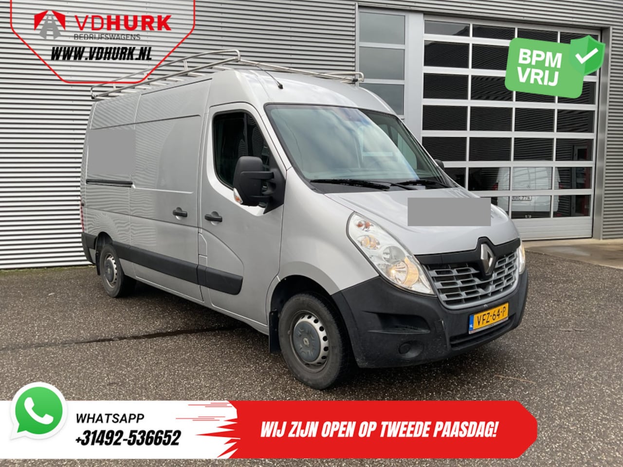 Renault Master - T35 2.3 dCi 145 pk L2H2 270Gr.Deuren/ 2.5t Trekverm./ Imperiaal + Trap/ Airco/ PDC/ Trekha - AutoWereld.nl