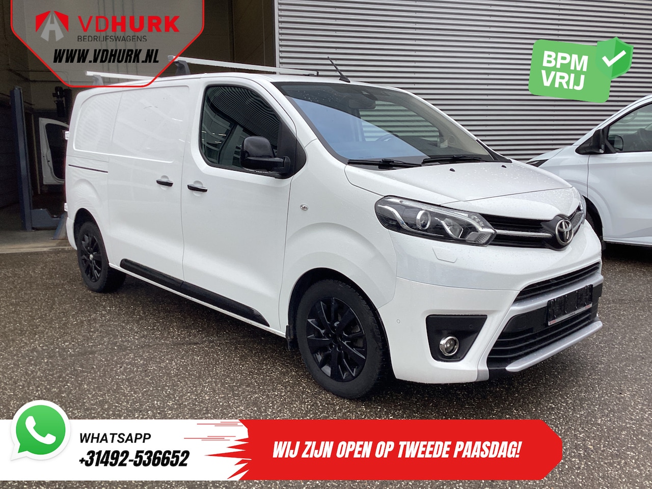 Toyota ProAce Worker - 2.0 D-4D Aut. L2 Adapt.Cruise/ Head-Up/ Standkachel/ Carplay/ 2x Schuifdeur/ Stoelverw./ K - AutoWereld.nl