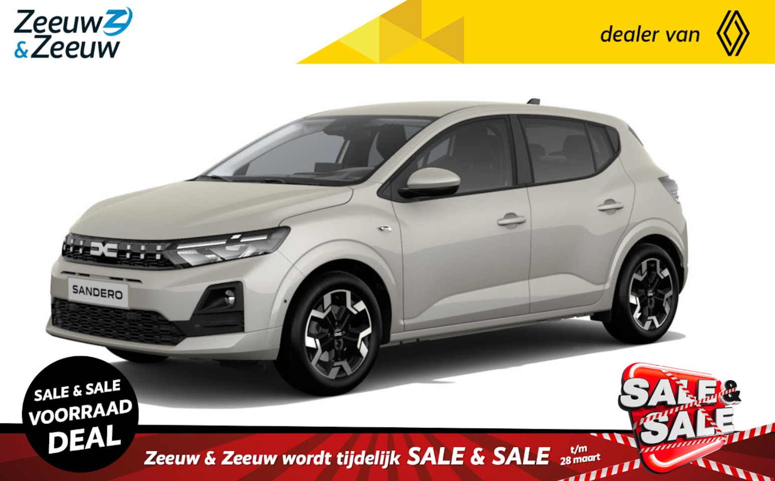 Dacia Sandero - (ANWB Private Lease Actie v.a. € 384,-) Eco-G 120 journey | Wij maken graag een Private Le - AutoWereld.nl