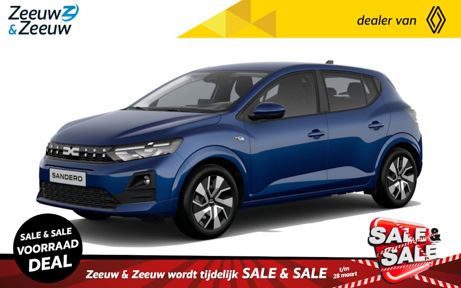 Dacia Sandero - (ANWB Private Lease Actie v.a. € 369,-) Eco-G 120 expression | Wij maken graag een Private - AutoWereld.nl