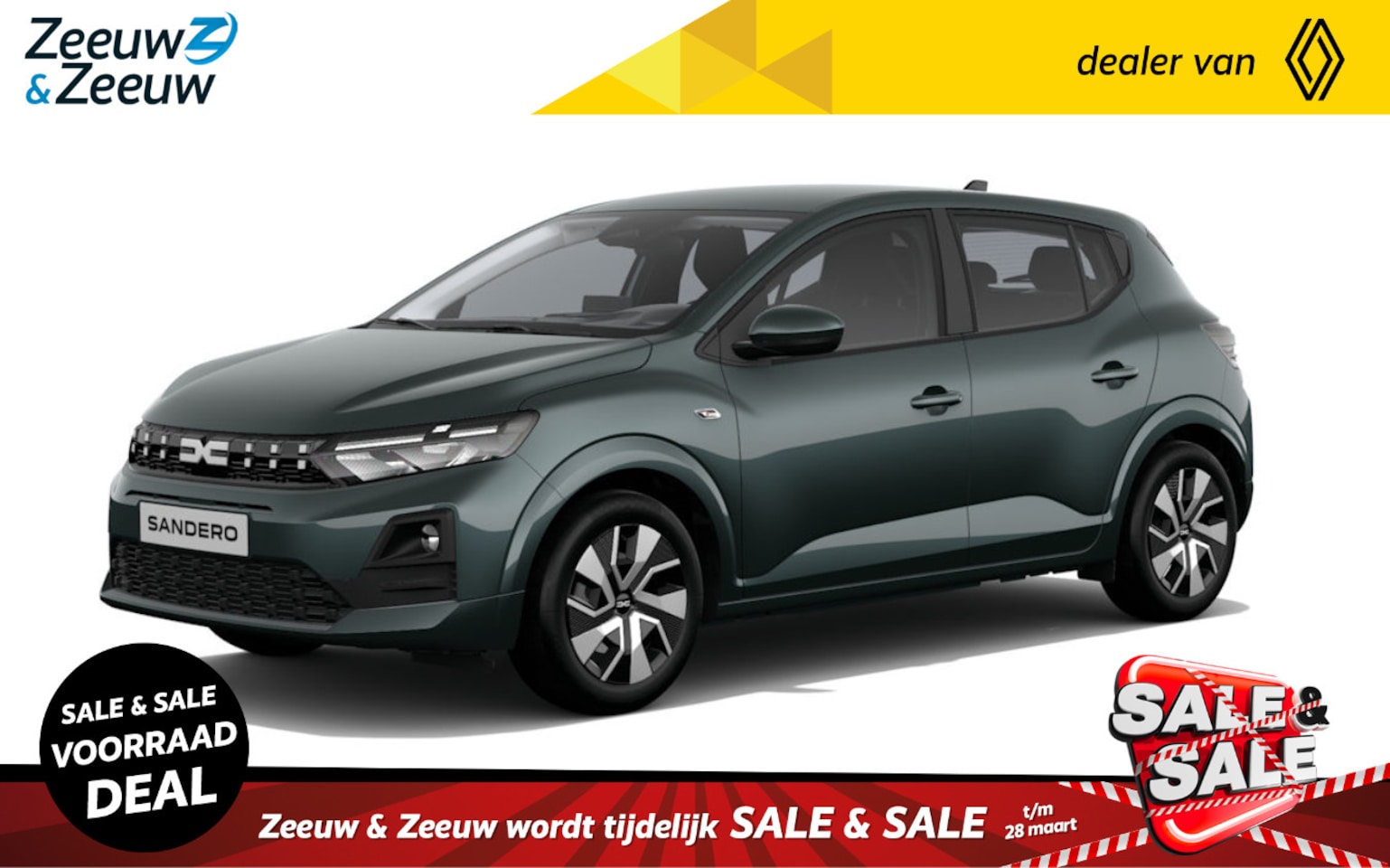 Dacia Sandero - (ANWB Private Lease Actie v.a. € 369,-) Eco-G 120 expression | Wij maken graag een Private - AutoWereld.nl