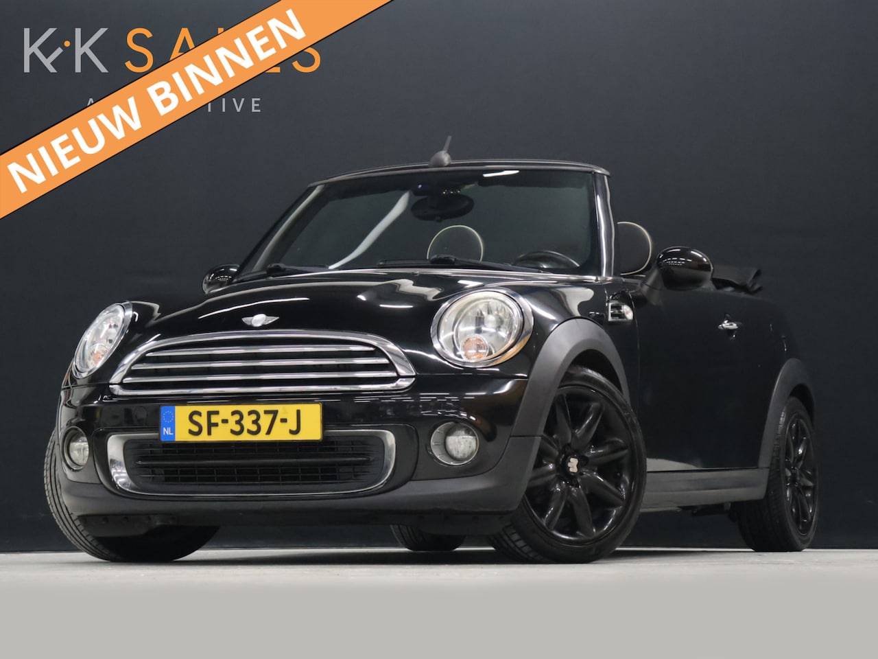 MINI Cabrio - Mini 1.6 One Pepper [VOL LEDER, STOELVERWARMING, PDC ACHTER, BLUETOOTH, CRUISE CONTROL, AI - AutoWereld.nl